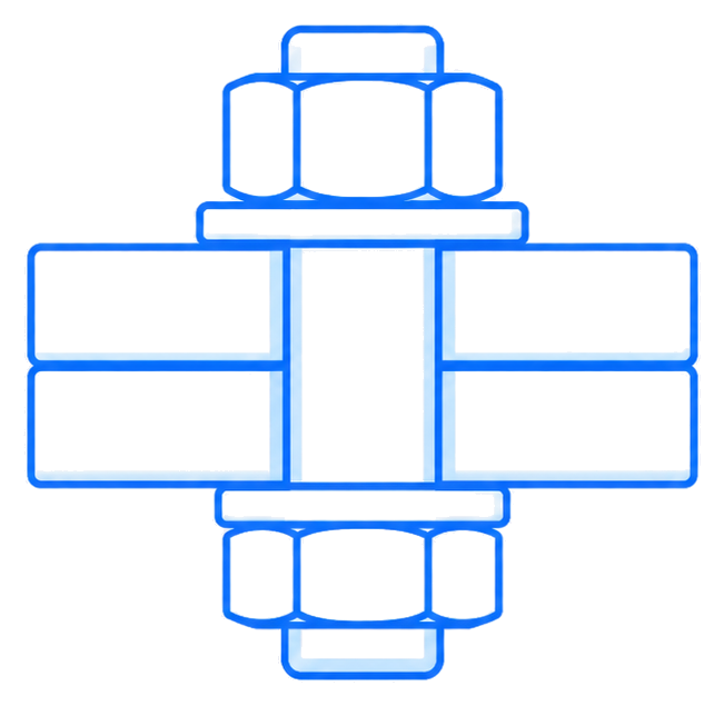 Facade bolt connection preview